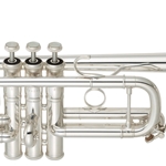 YTR9445CHSII Xeno Artist "Chicago" C Trumpet, Silver-Plated, .462" Bore, 1-Piece Yellow-Brass Bell, MC1 Leadpipe